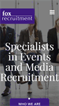 Mobile Screenshot of foxrecruitment.co.uk